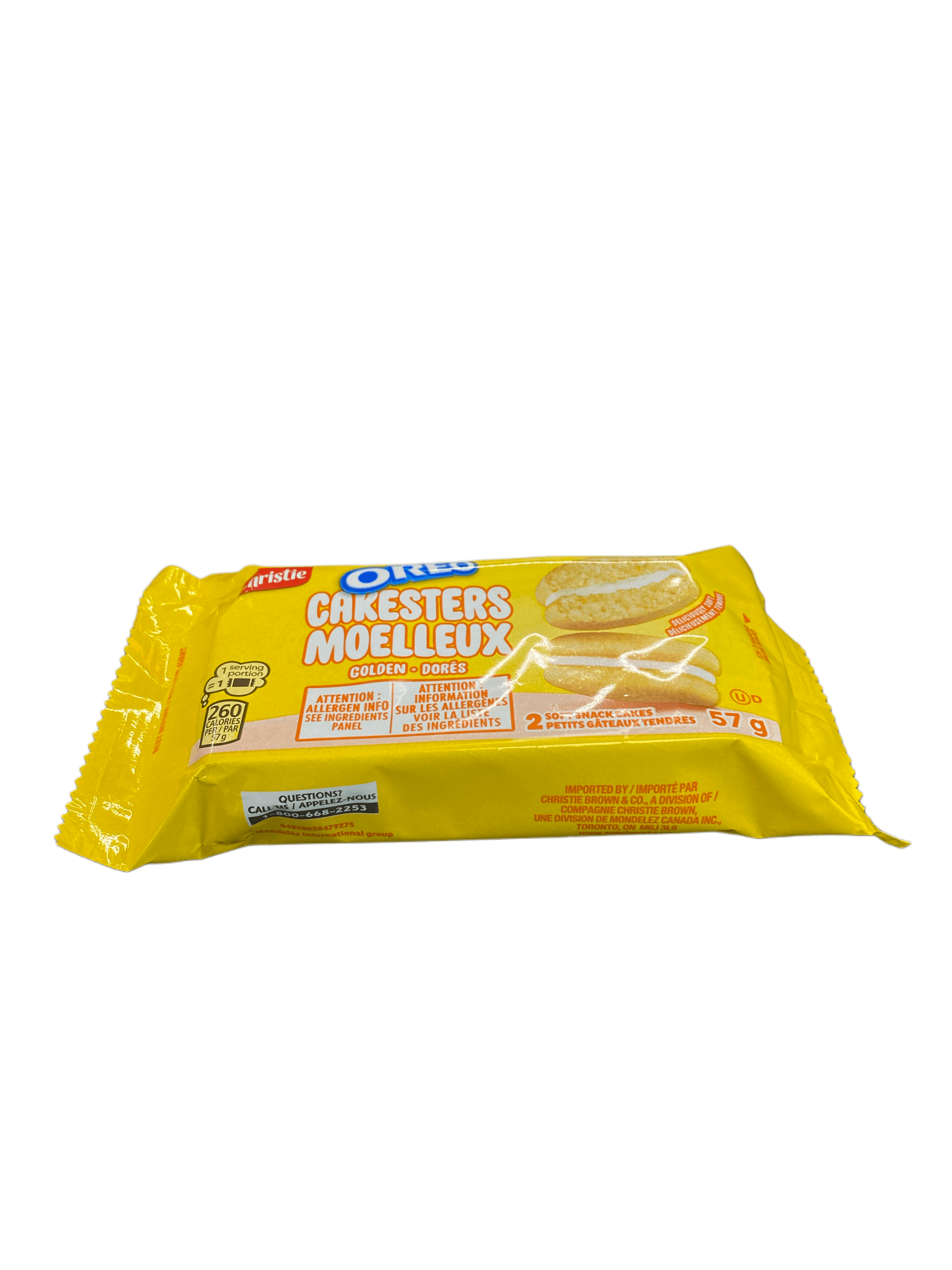 Oreo Cakesters Golden 2 Packet - 57G - Canadian Edition - www.Shopthatapp.com