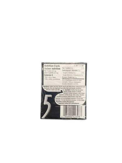 5 Gum Wintermint 15 Pieces - Canadian Edition - www.Shopthatapp.com