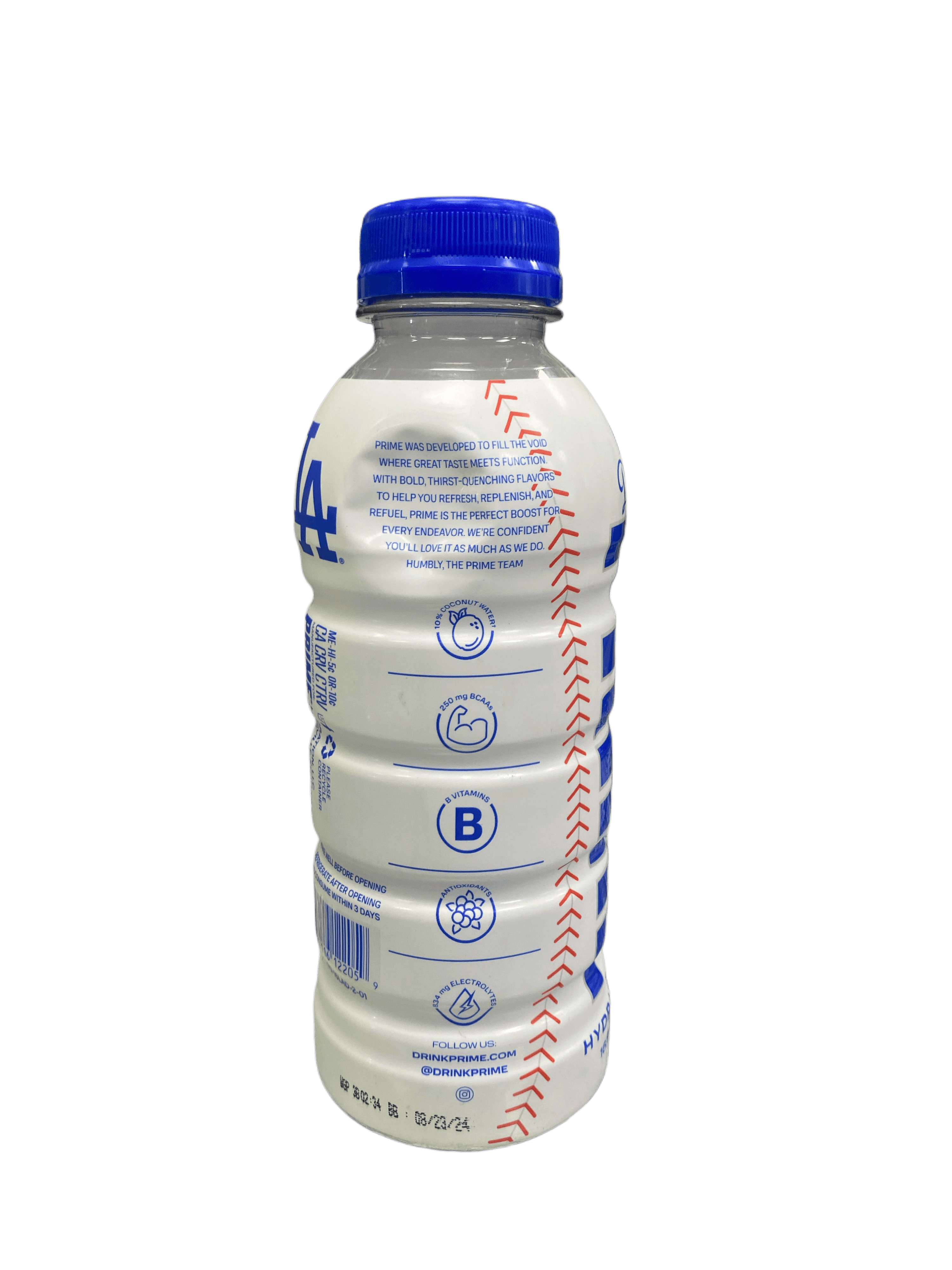 Prime Hydration White Dodgers 2023 Drink Damaged - www.Shopthatapp.com