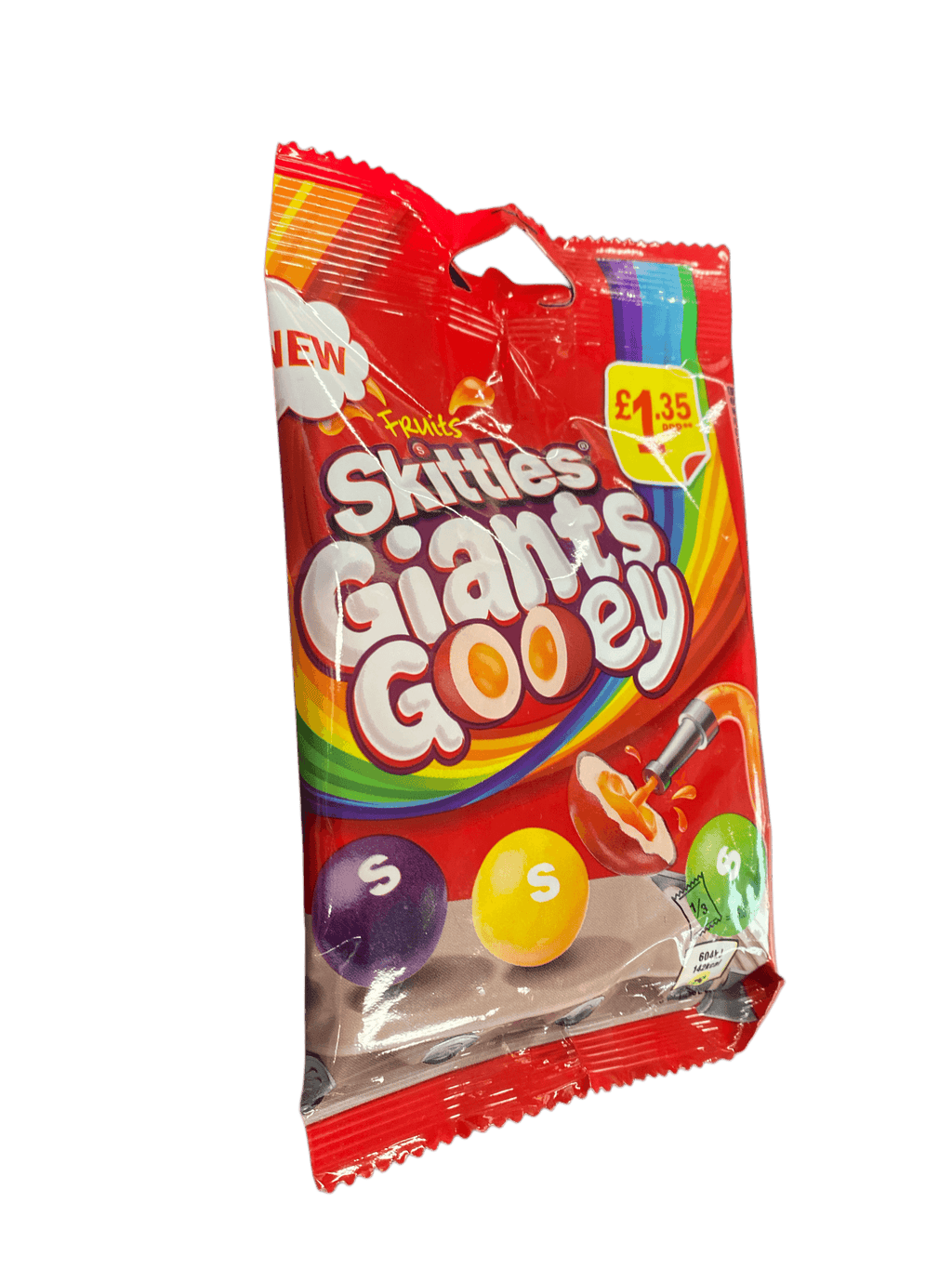 Skittles Giants Gooey Candy Bag 109G Ireland Edition - www.Shopthatapp.com