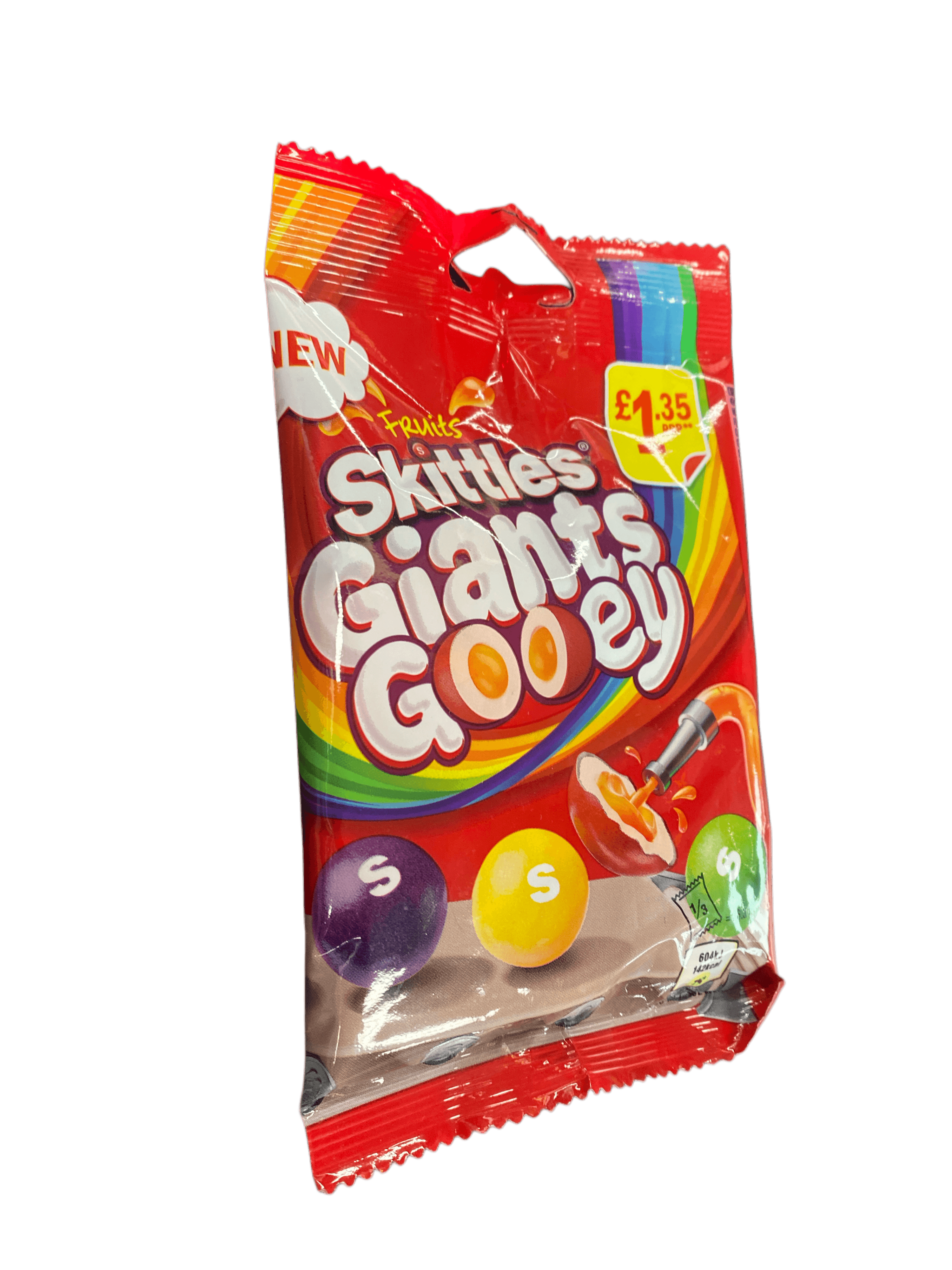 Skittles Giants Gooey Candy Bag 109G Ireland Edition - www.Shopthatapp.com