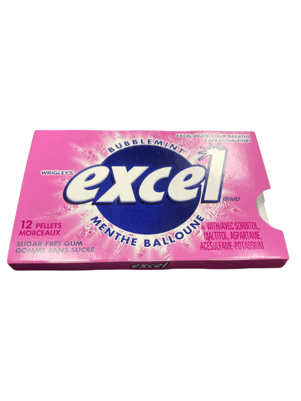 Excel Bubblemint Gum 12 Pieces - Canadian Edition - www.Shopthatapp.com