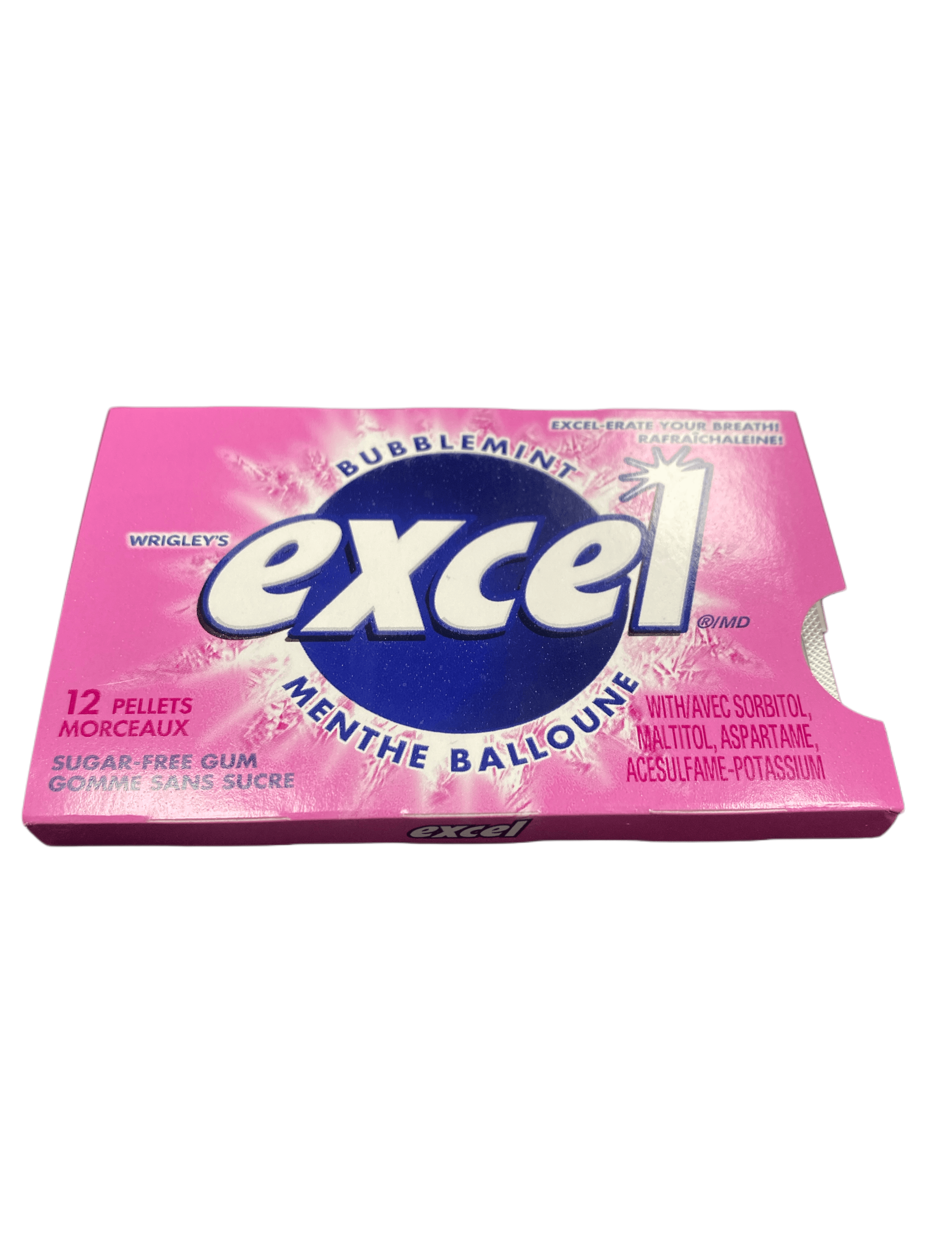 Excel Bubblemint Gum 12 Pieces - Canadian Edition - www.Shopthatapp.com