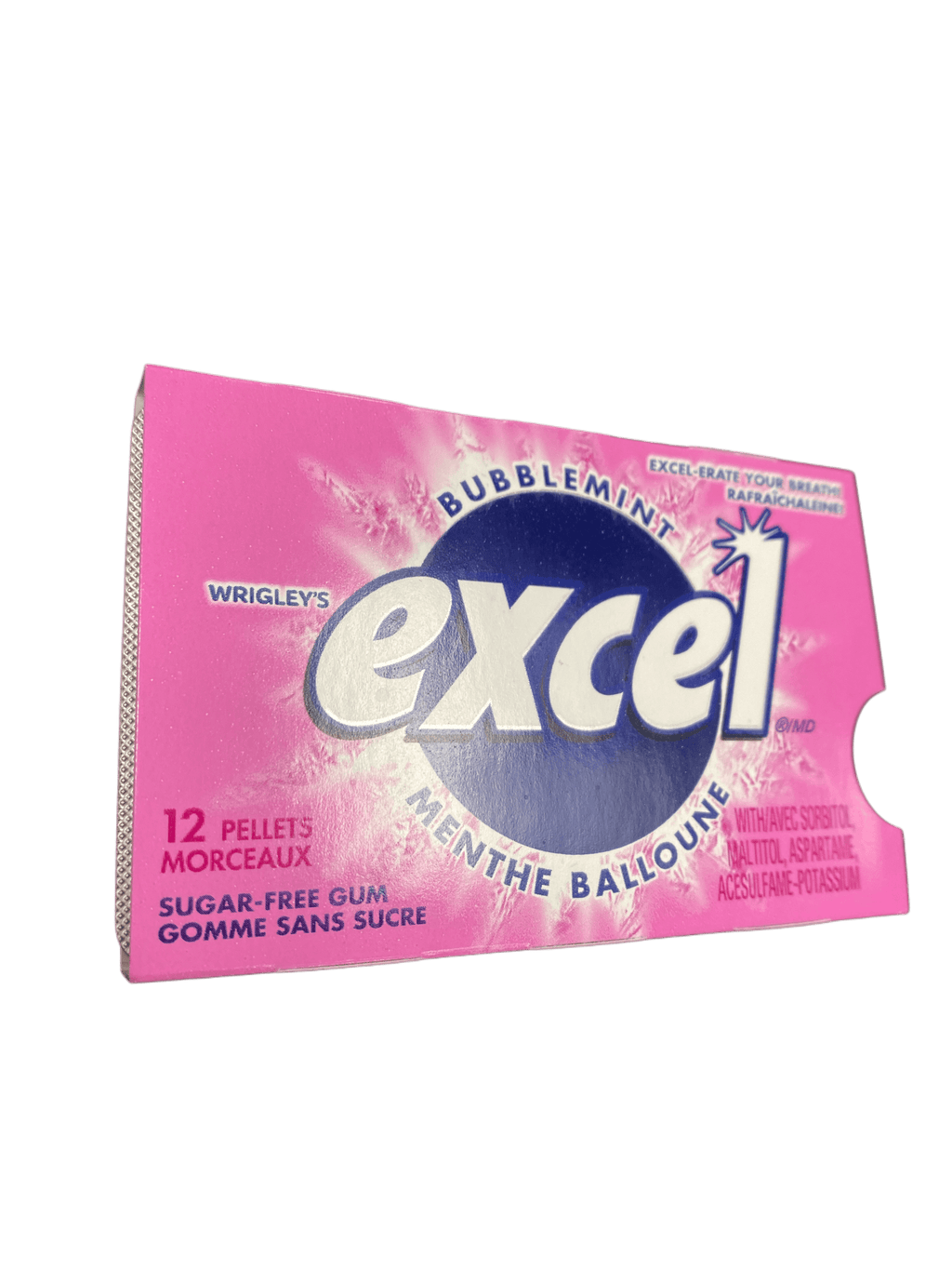 Excel Bubblemint Gum 12 Pieces - Canadian Edition - www.Shopthatapp.com