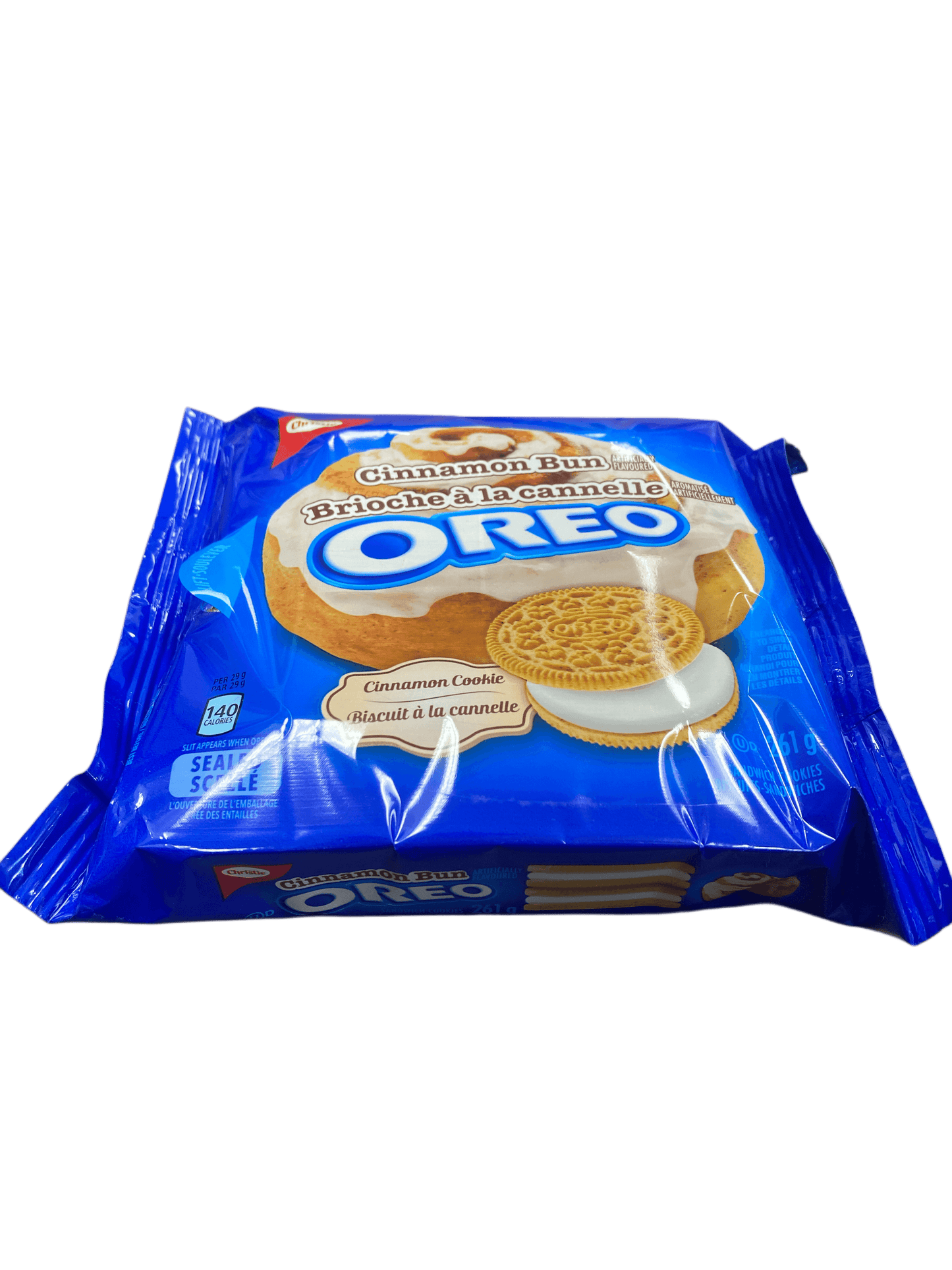 Oreo Cinnamon Bun Cookie 261G - Canadian Edition - www.Shopthatapp.com