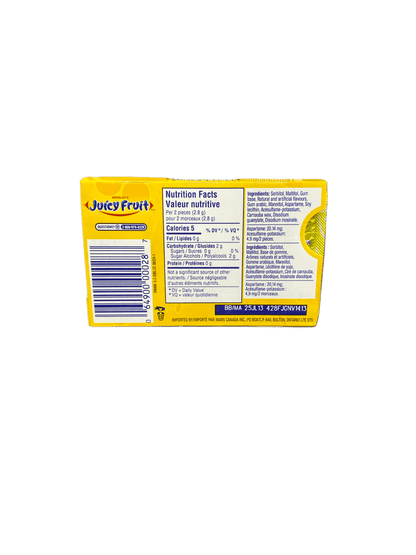 Wrigley's Juicy Fruit The Original 12 Pieces - Canadian Edition - www.Shopthatapp.com