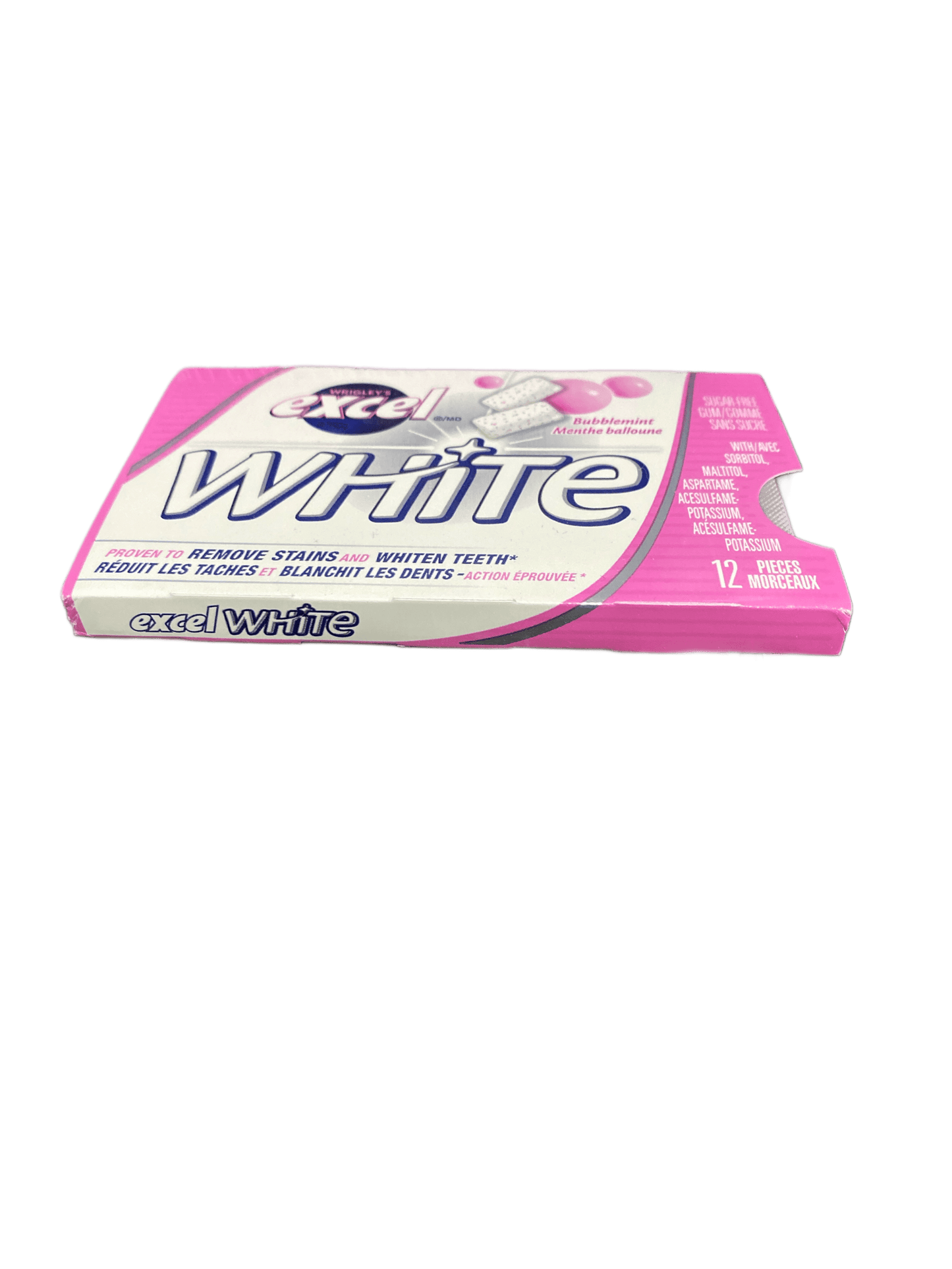 Excel White Bubblemint Gum 12 Pieces - Canadian Edition - www.Shopthatapp.com