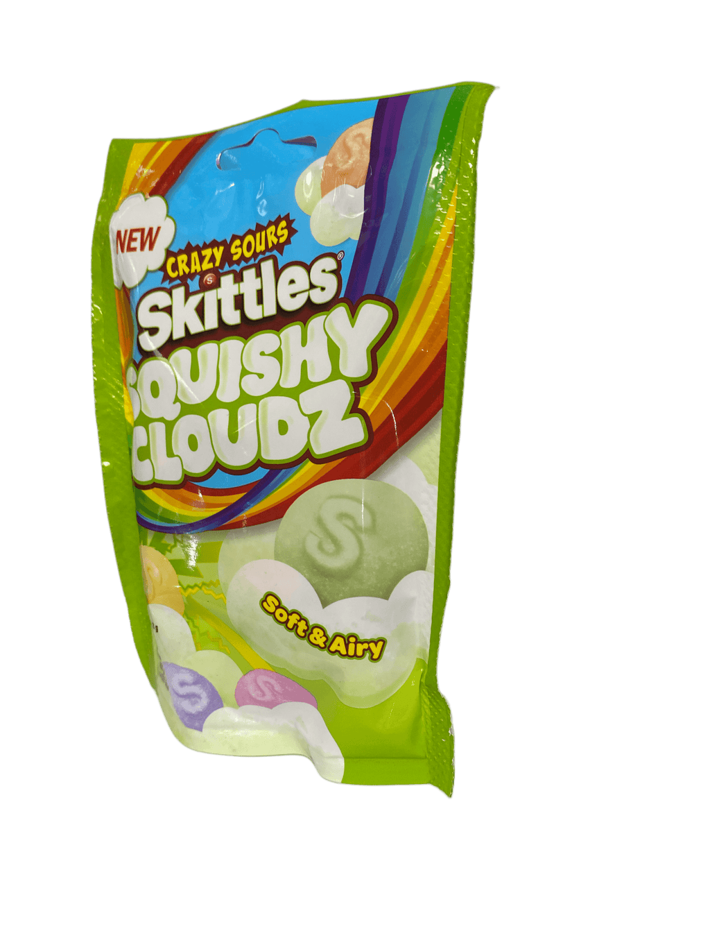 Skittles Crazy Sours Squishy Cloudz Candy Bag 94G - U.K Edition - www.Shopthatapp.com