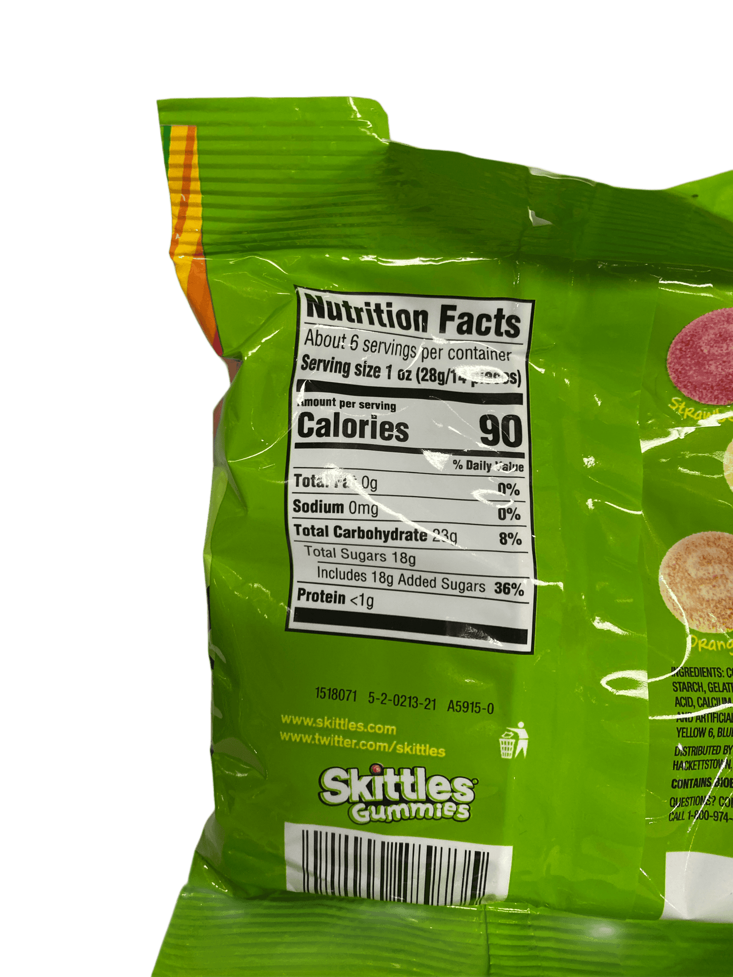 Sour Skittles Gummies Candy Bag 5.80OZ - Canadian Edition - www.Shopthatapp.com