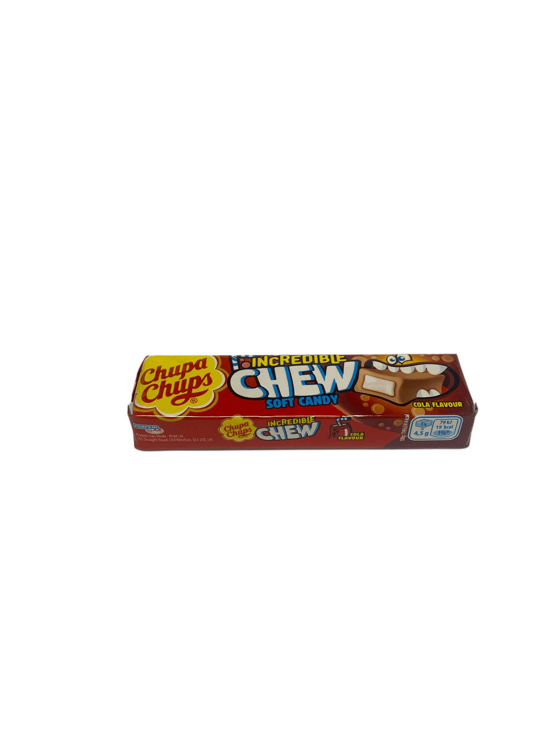 Chupa Chups Incredible Chew Soft Candy Cola Flavor 45G - U.K Edition - www.Shopthatapp.com