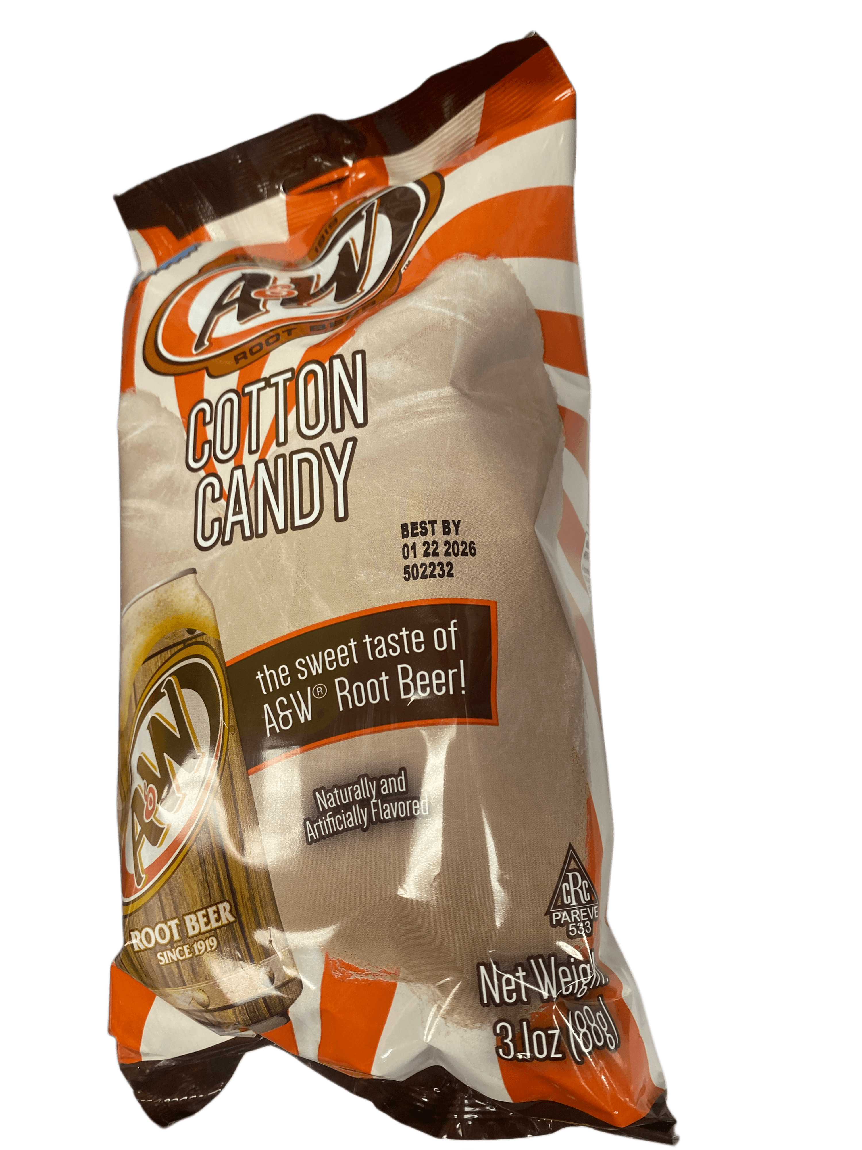 A&W Root Beer Cotton Candy 3OZ - Canadian Edition - www.Shopthatapp.com