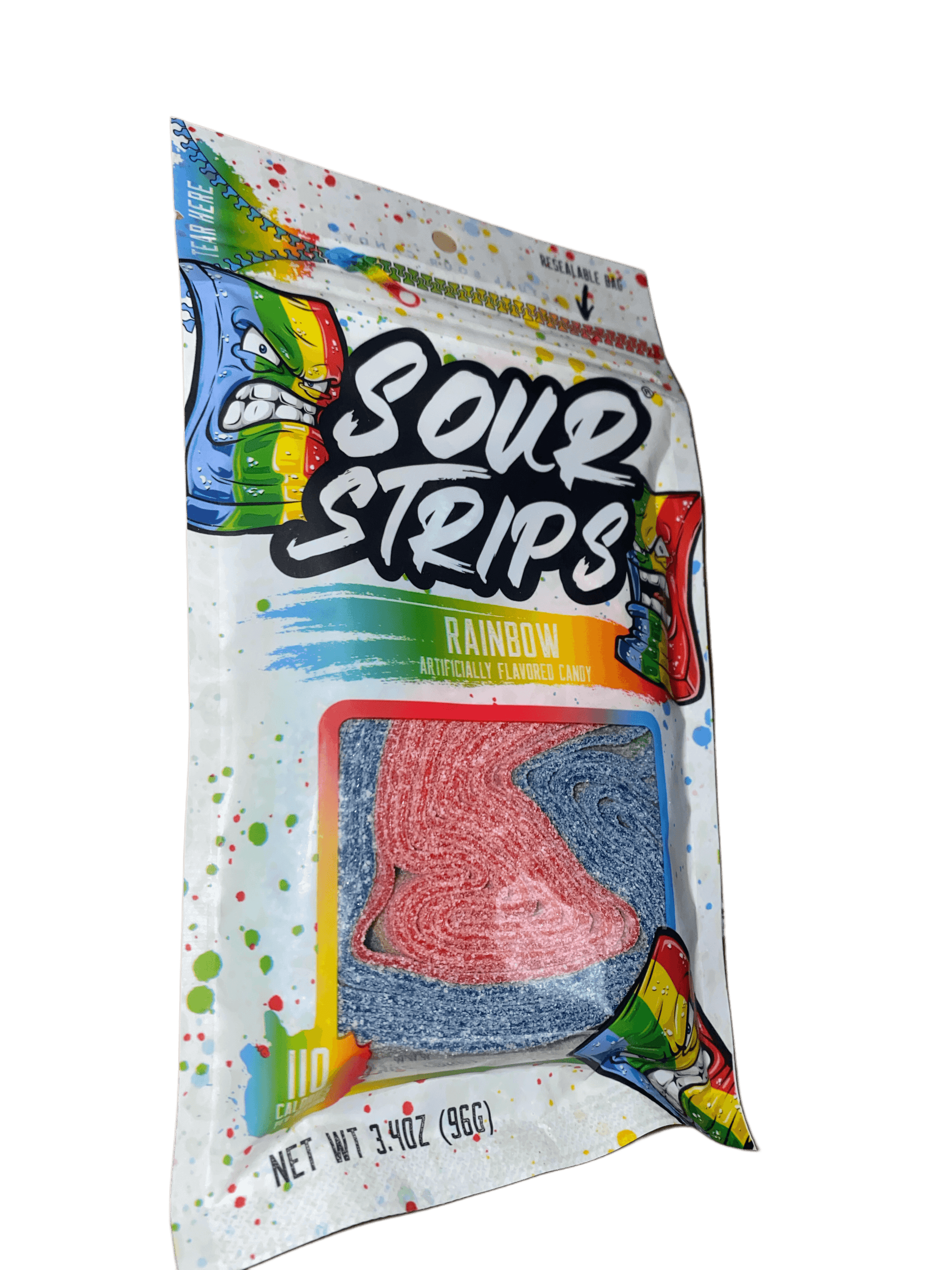 Sour Strips Rainbow 3.40OZ - U.S Edition - www.Shopthatapp.com