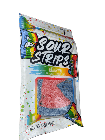 Sour Strips Rainbow 3.40OZ - U.S Edition - www.Shopthatapp.com