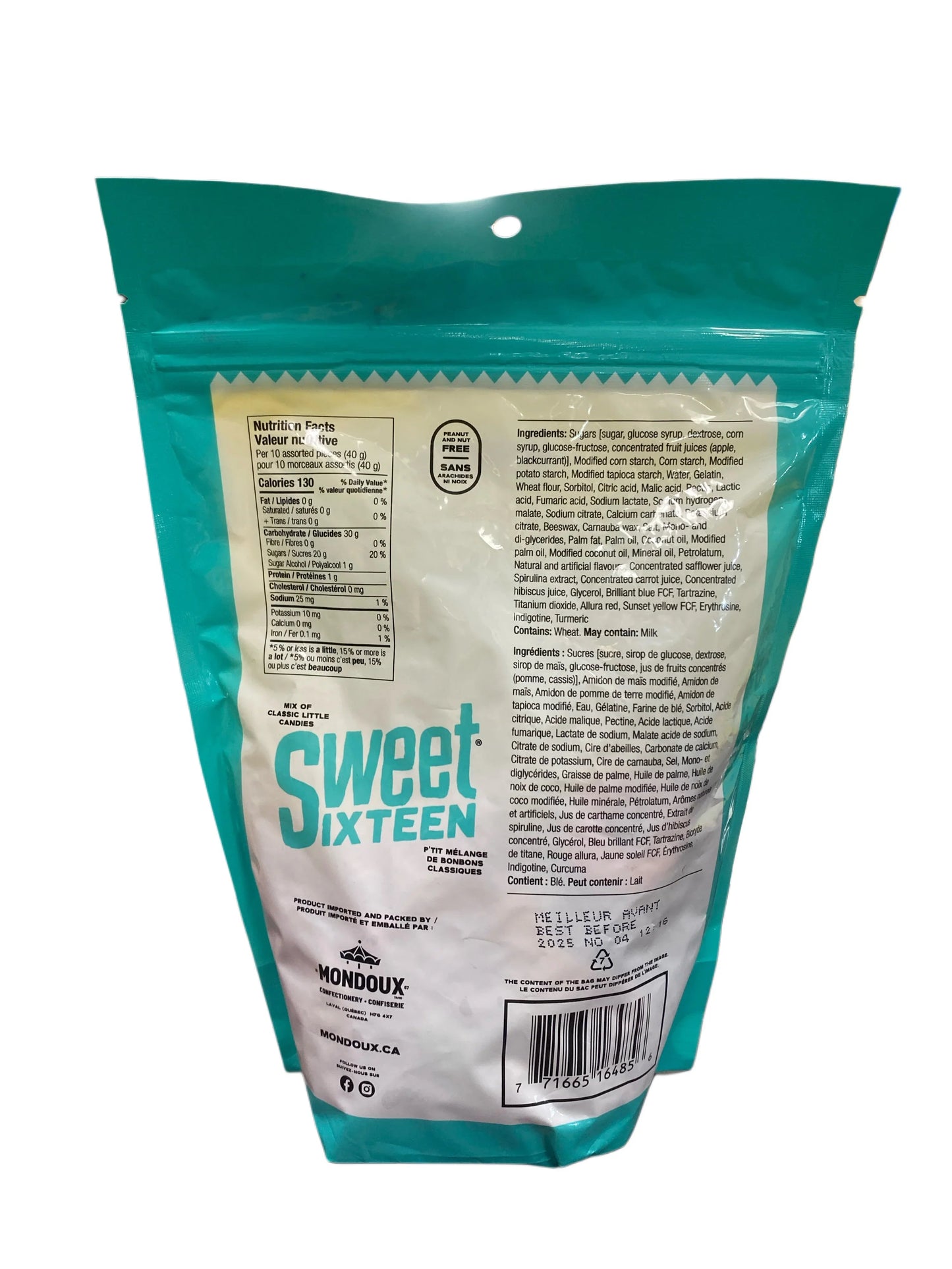 Sweet Sixteen Original 400G - Canadian Edition - www.Shopthatapp.com