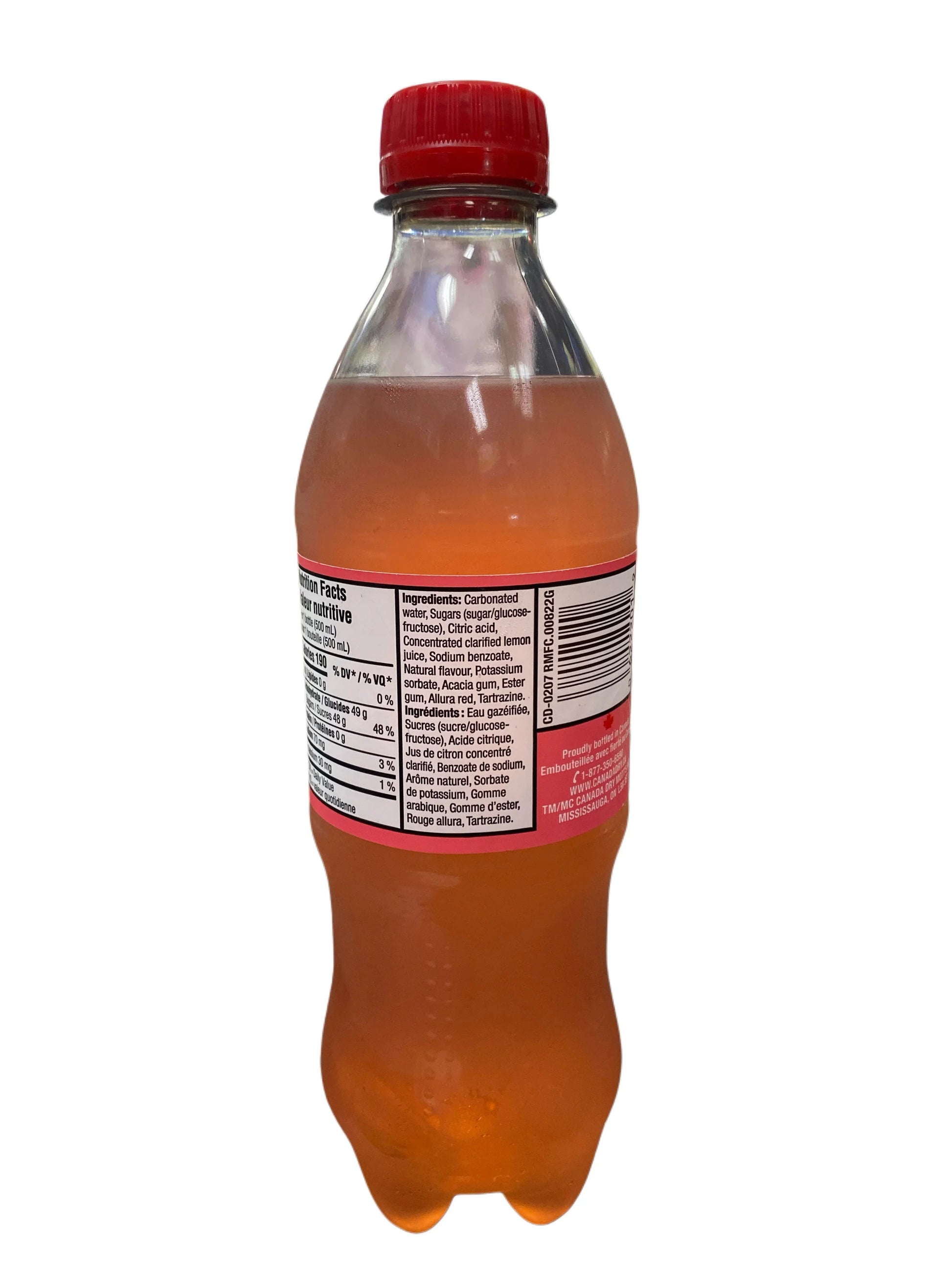 Canada Dry Raspberry Lemonade Bottle 500ML - www.Shopthatapp.com