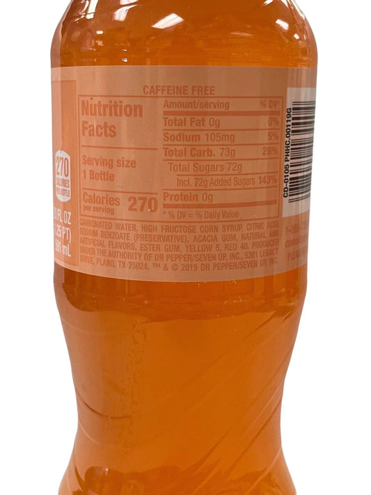 Canada Dry Peach Bottle 20OZ - www.Shopthatapp.com