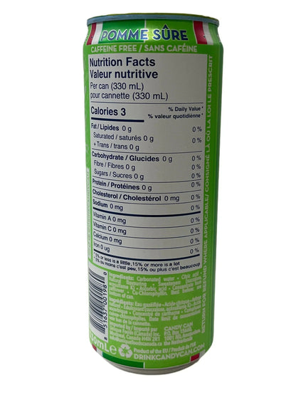 Candy Can Sparkling Sour Apple 330ML - Canadian Edition - www.Shopthatapp.com