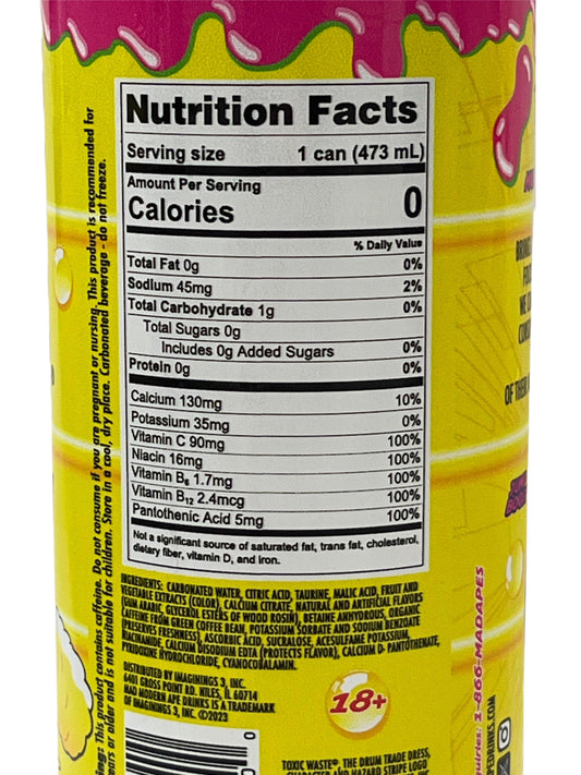 Toxic Waste Seismic Strawberry Kiwi Energy Drink 473ML - www.Shopthatapp.com