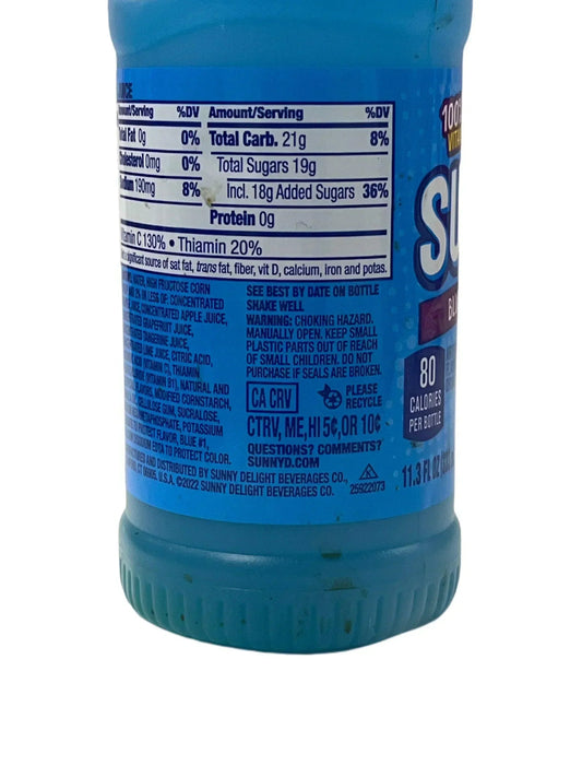 Sunny D Blue Raspberry 333ML - www.Shopthatapp.com