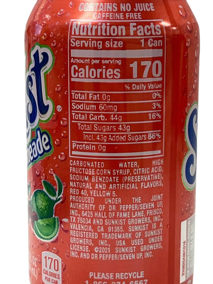 Sunkist Cherry Limeade Can 355ML - www.Shopthatapp.com