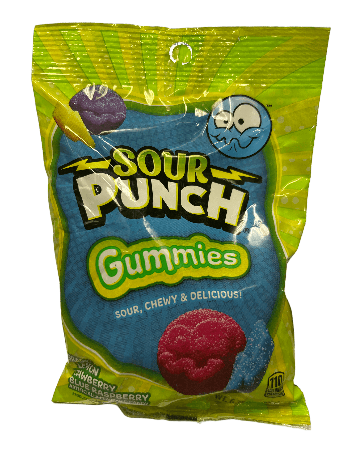 Sour Punch Gummies Candy Bag 6.75OZ - www.Shopthatapp.com