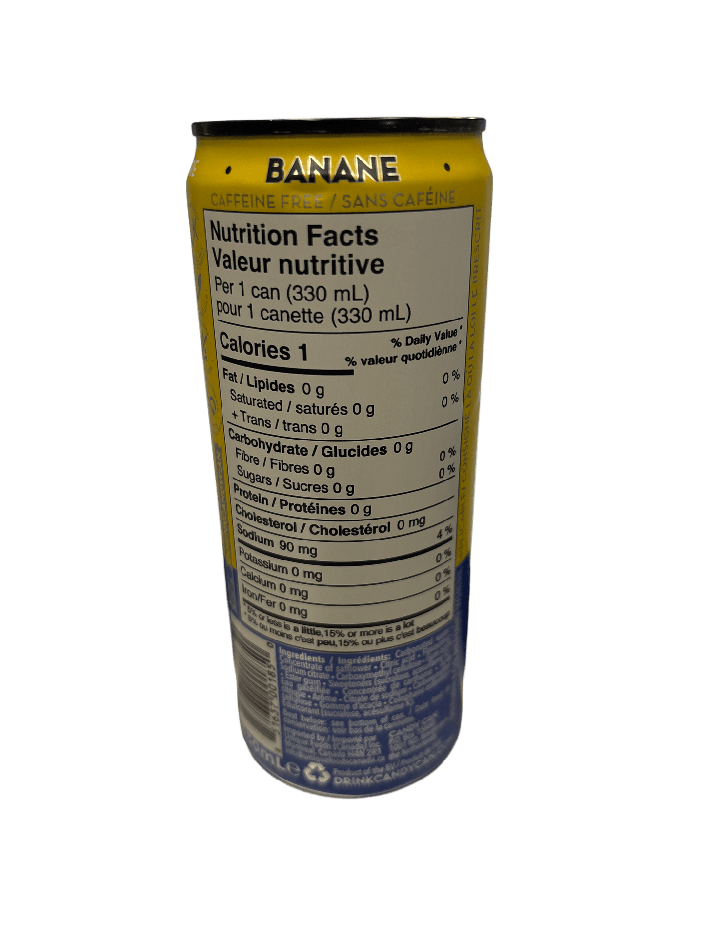 Candy Can Zero Sugar Minions Banana 330ML - www.Shopthatapp.com