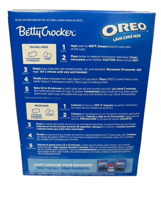 Betty Crocker Oreo Lava Cake Mix 8.3OZ - www.Shopthatapp.com