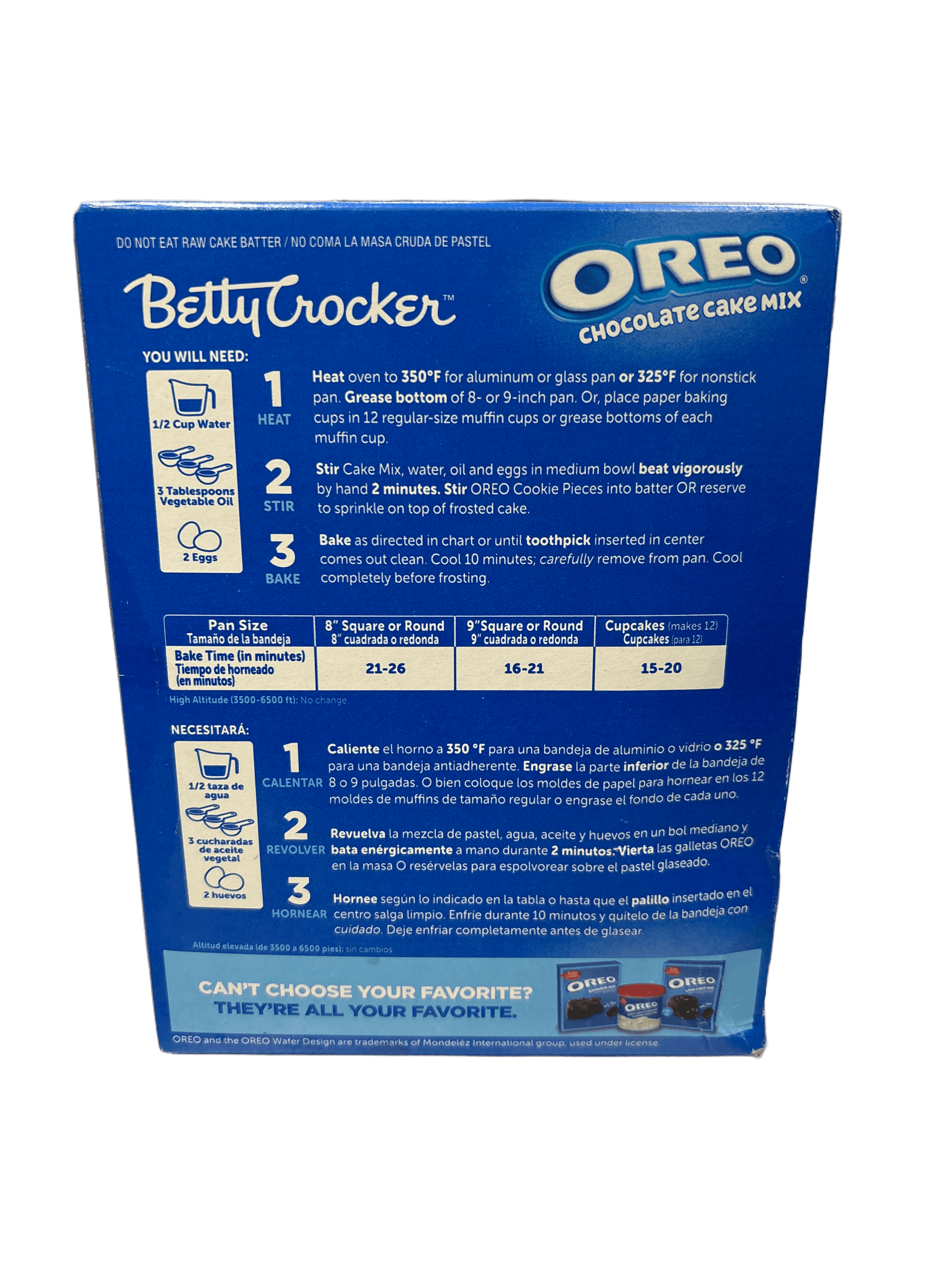 Betty Crocker Oreo Chocolate Cake Mix 9.3OZ - www.Shopthatapp.com