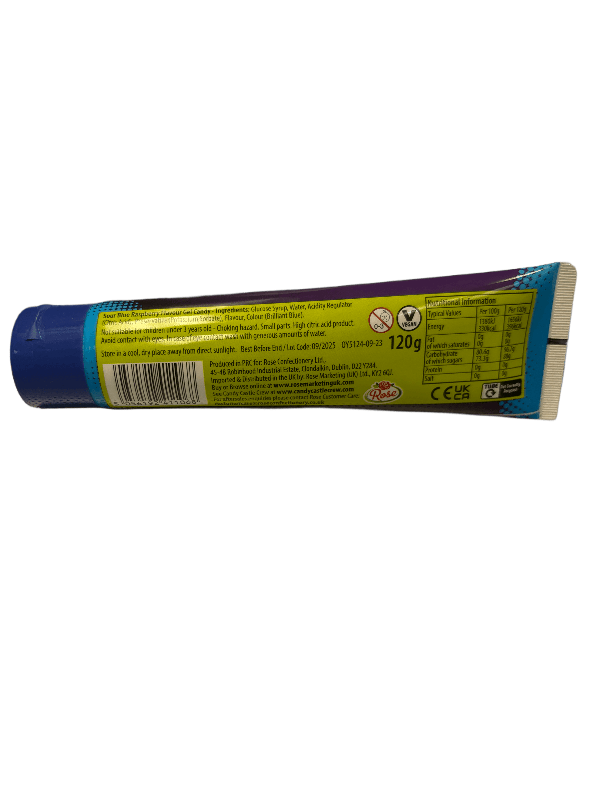 The Candy Castle Mutations Venom Gunk Sour Blue Raspberry 120G - www.Shopthatapp.com