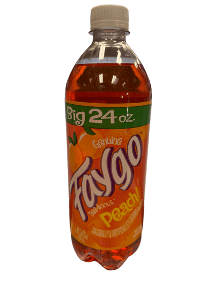 Faygo Peach Flavoured Bottle 24OZ - U.S Edition - www.Shopthatapp.com