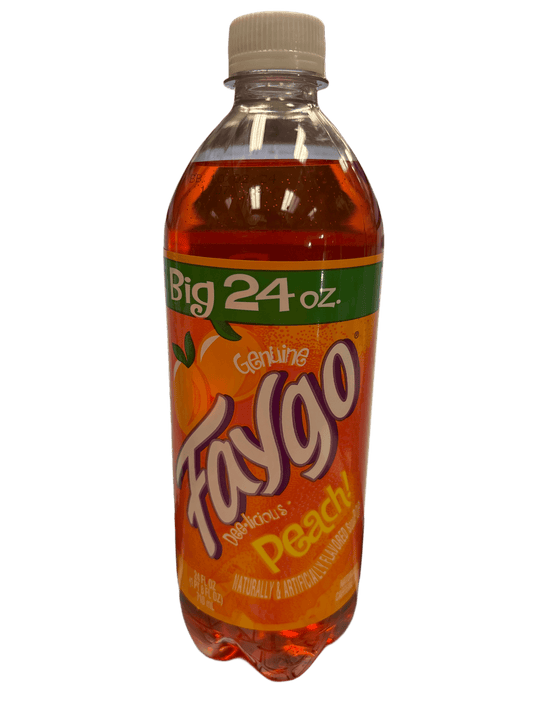 Faygo Peach Flavoured Bottle 24OZ - U.S Edition - www.Shopthatapp.com