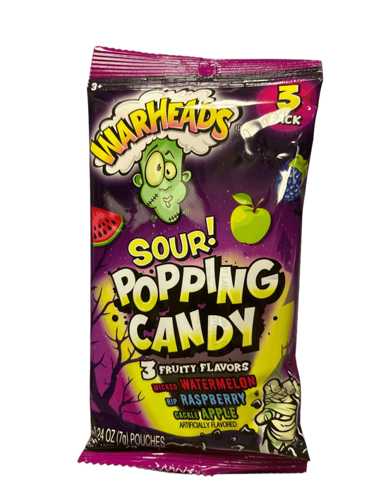Warheads Sour Popping Candy 3 Fruity Flavors - 21G - www.Shopthatapp.com