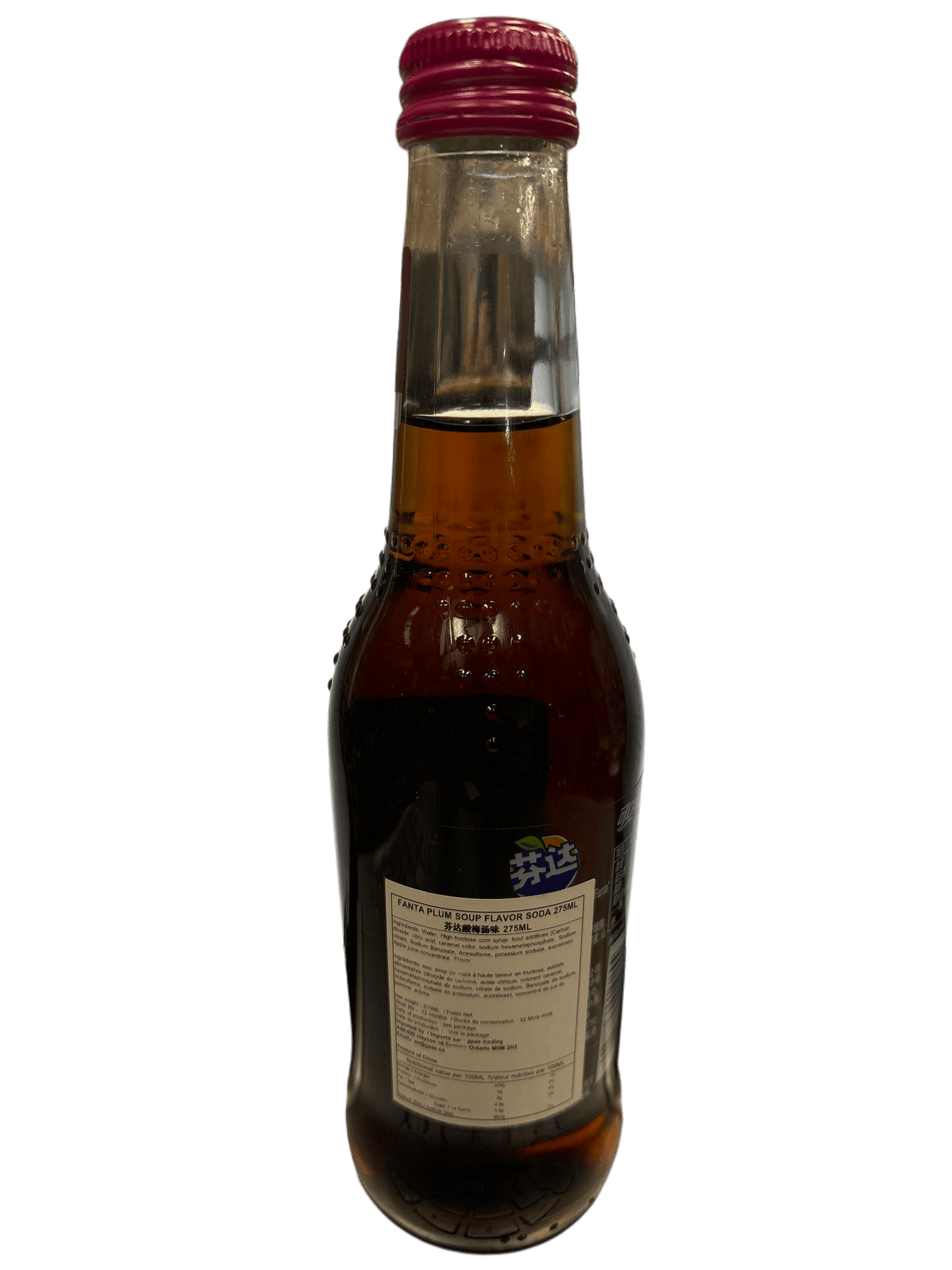 Fanta Sour Plum Glass Bottle 275ML - www.Shopthatapp.com