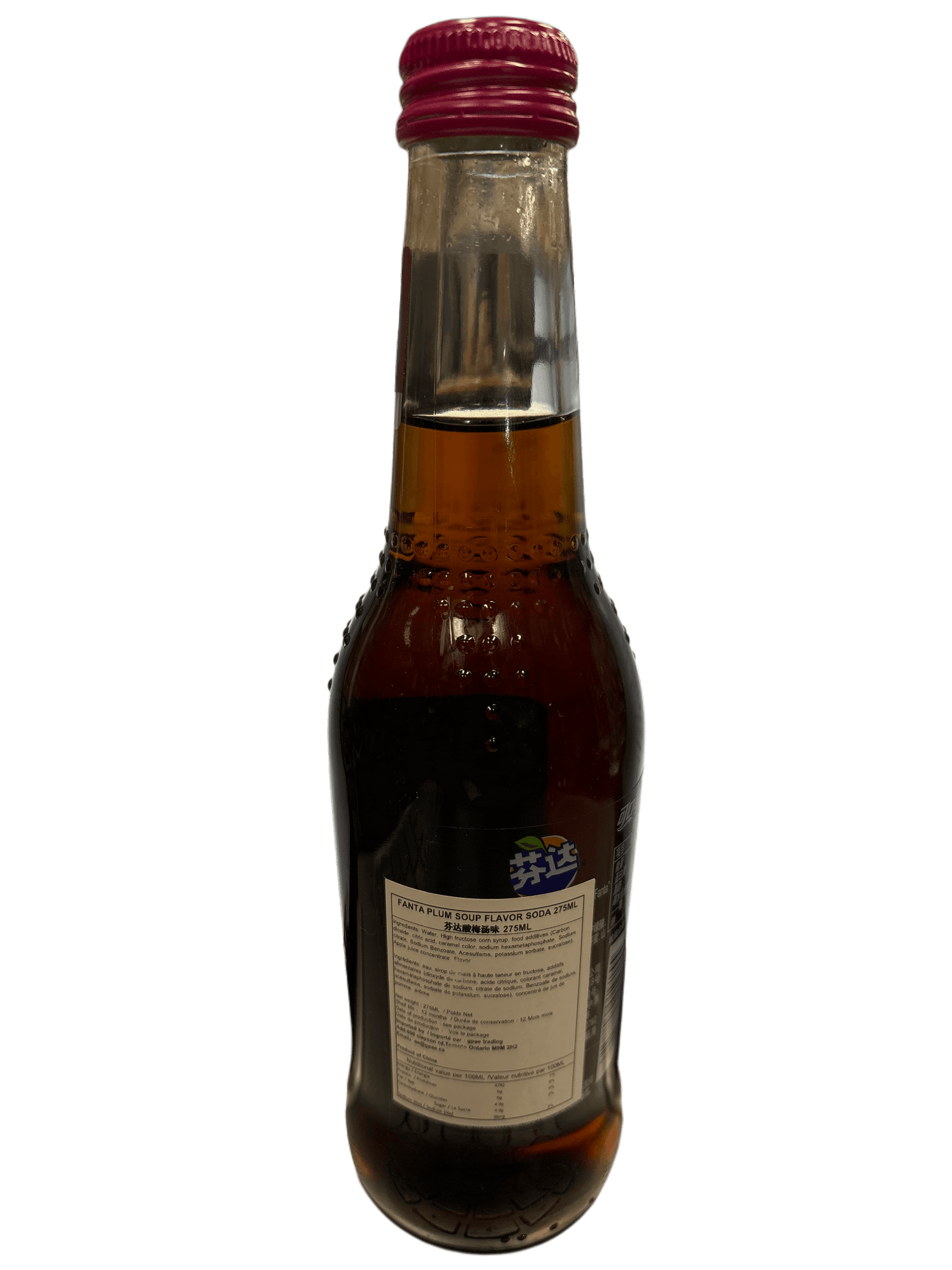 Fanta Sour Plum Glass Bottle 275ML - www.Shopthatapp.com