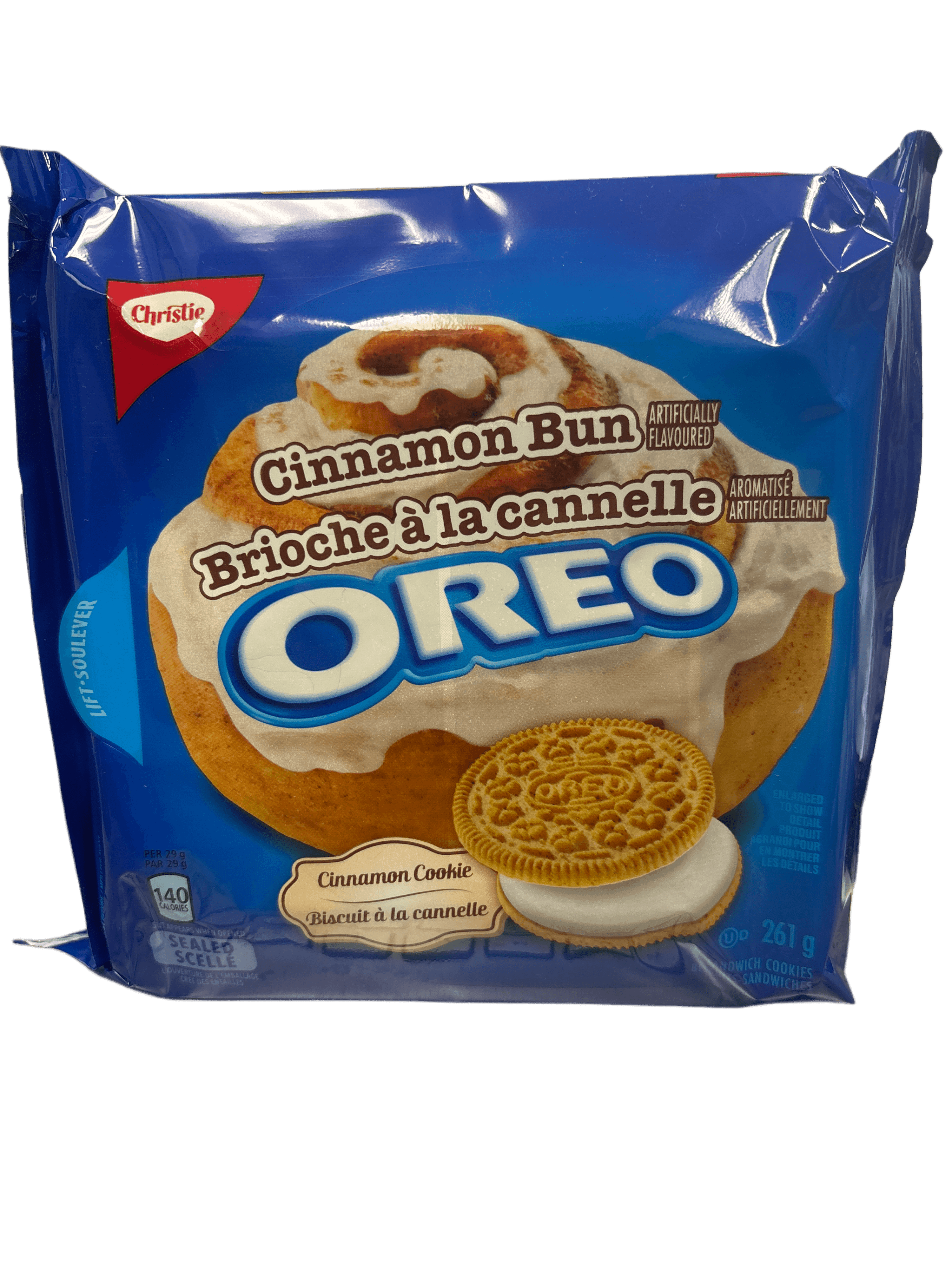 Oreo Cinnamon Bun Cookie 261G - Canadian Edition - www.Shopthatapp.com