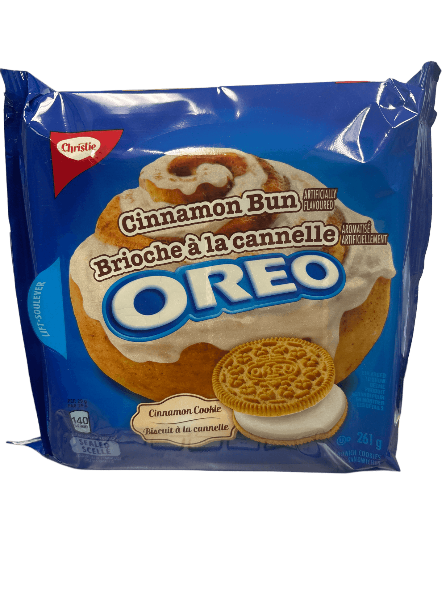 Oreo Cinnamon Bun Cookie 261G - Canadian Edition - www.Shopthatapp.com
