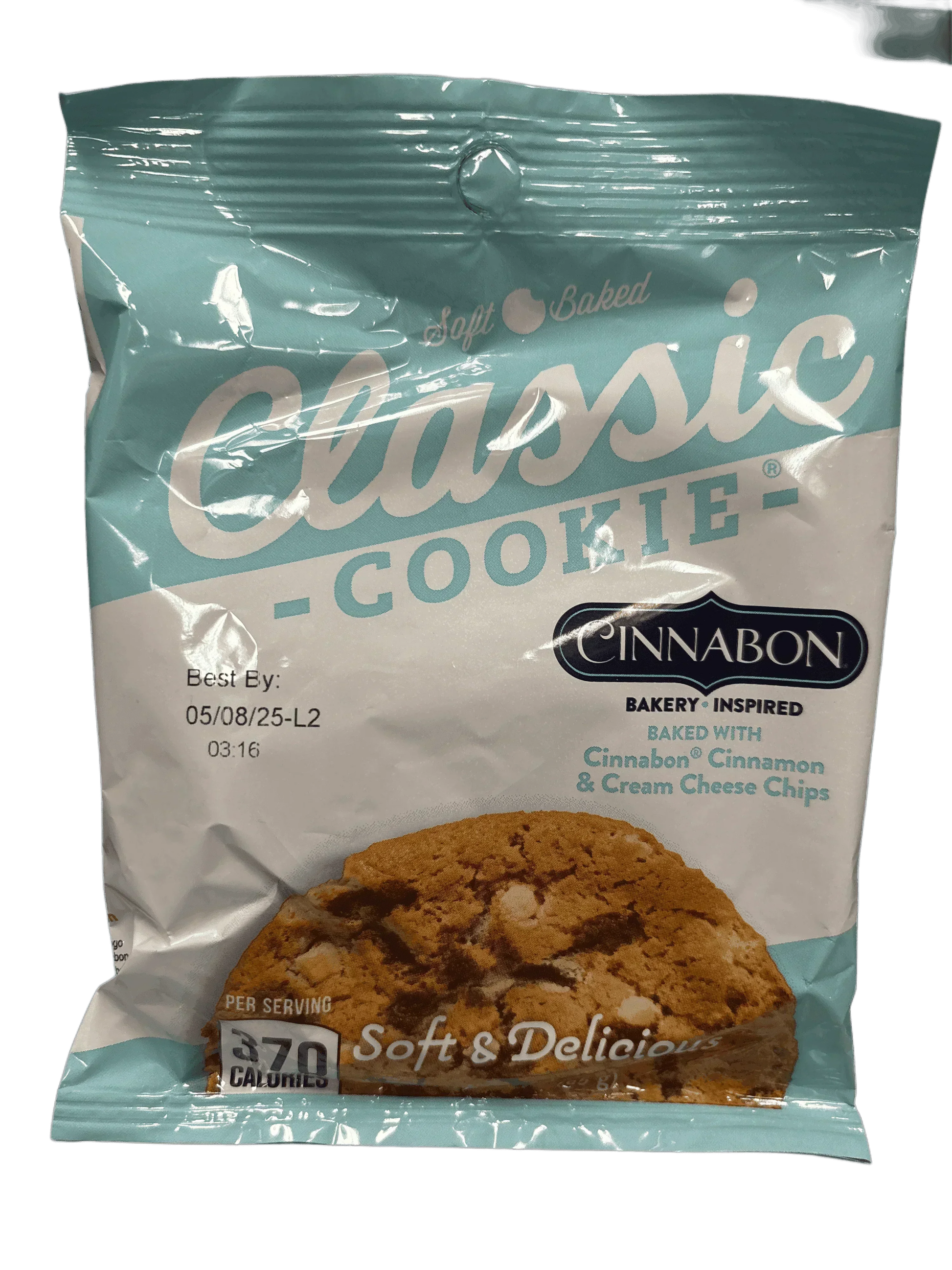 Classic Cookie Cinnabon Cinnamon & Cream Cheese Chips 85G - www.Shopthatapp.com