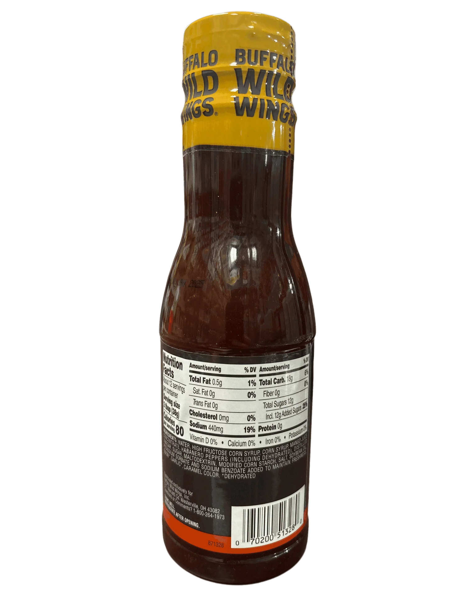 Buffalo Wild Wings Mango Habanero Sauce 12OZ - www.Shopthatapp.com