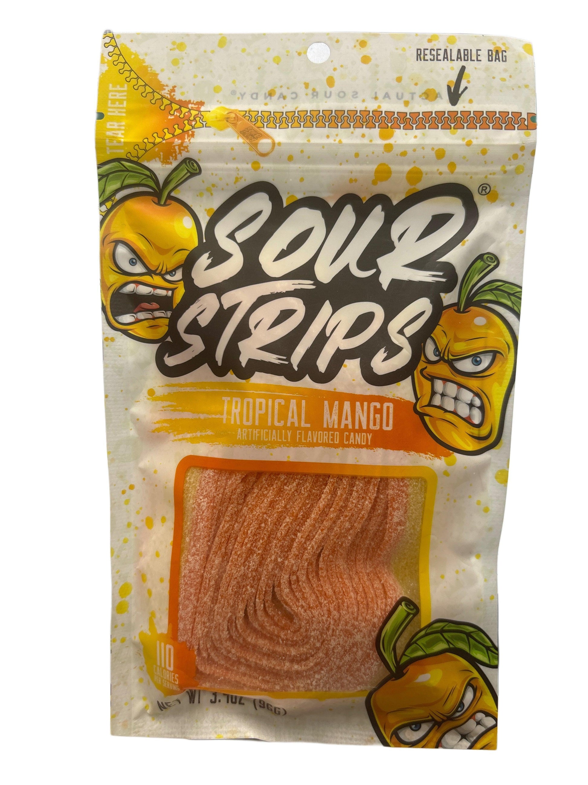 Sour Strips Tropical Mango 96G - U.S Edition - www.Shopthatapp.com
