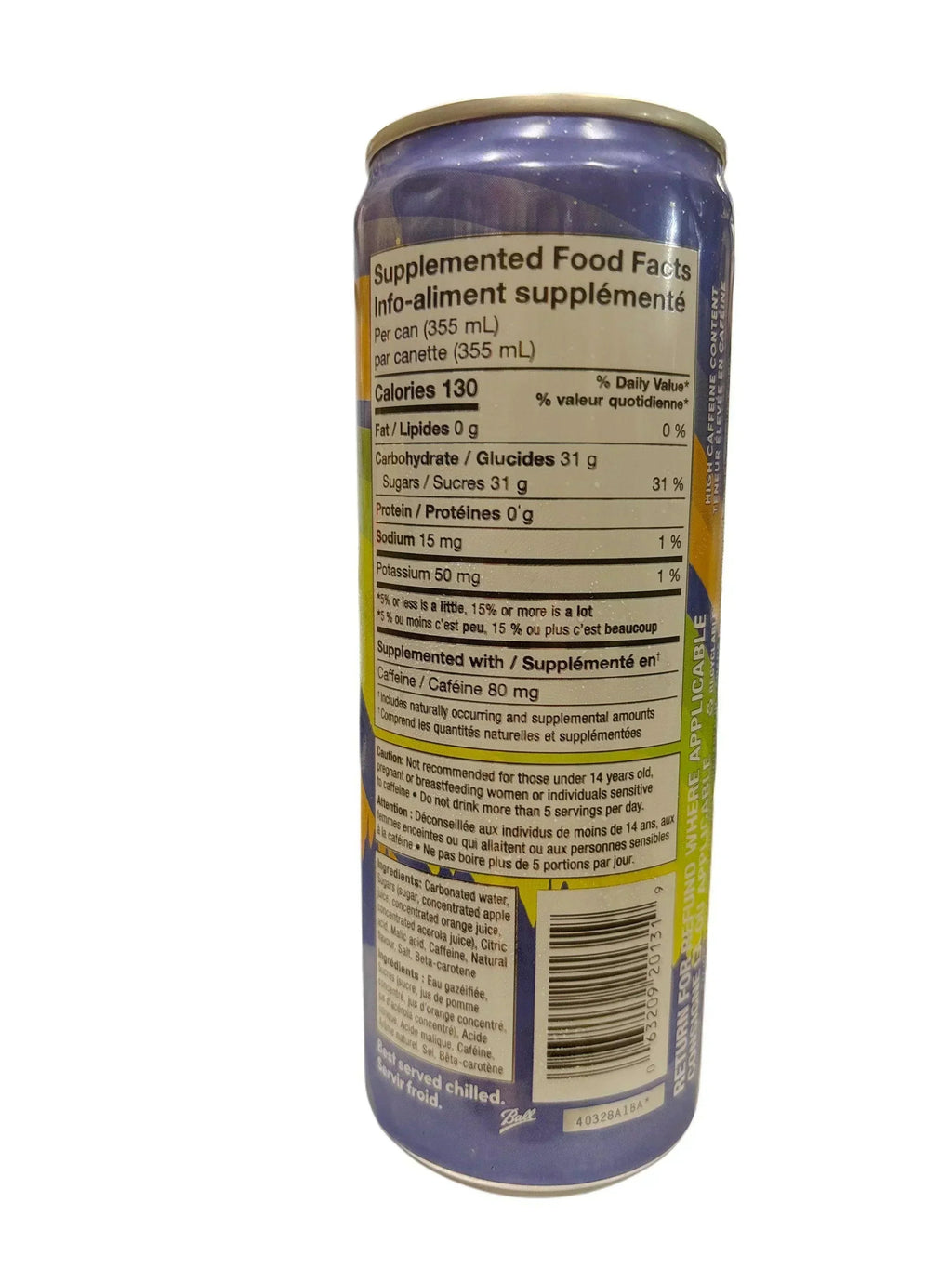 Tim Hortons INFUSR Mango Starfruit Energy Drink 355ML - Canada Edition - www.Shopthatapp.com