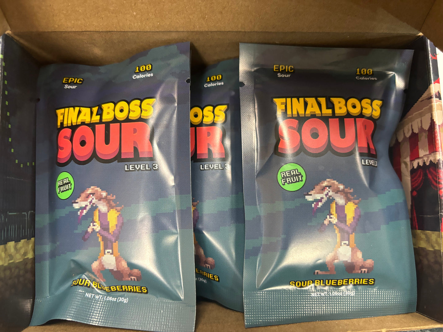 FINAL BOSS SOUR Level 3 Sour Blueberries Exclusive Challenge 360G - U.S Edition - www.Shopthatapp.com