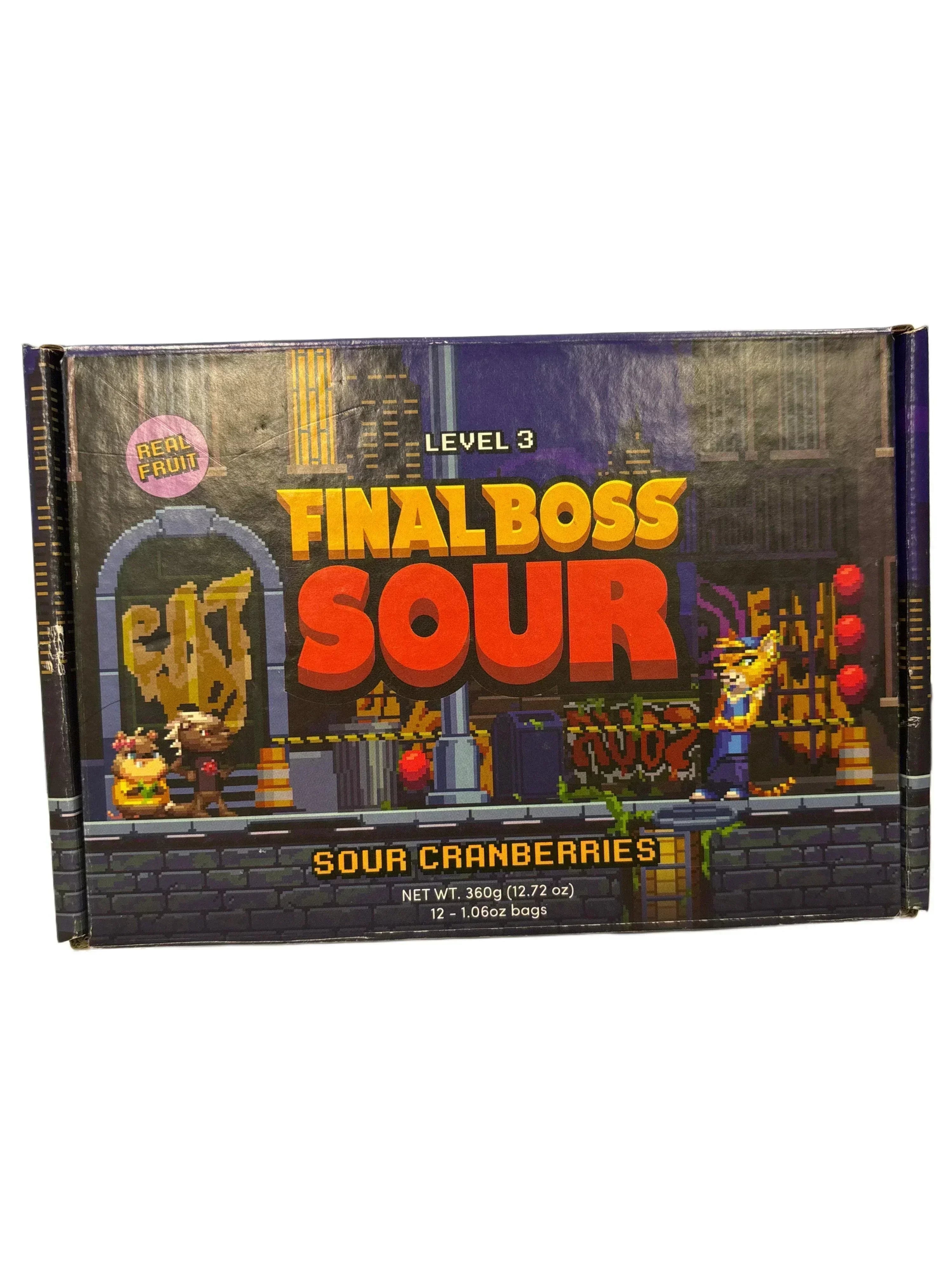 FINAL BOSS SOUR Level 3 Sour Cranberries Exclusive Challenge 360G - U.S Edition - www.Shopthatapp.com