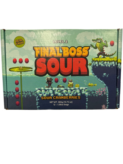 FINAL BOSS SOUR Level 2 Sour Cranberries Exclusive Challenge 360G - U.S Edition - www.Shopthatapp.com