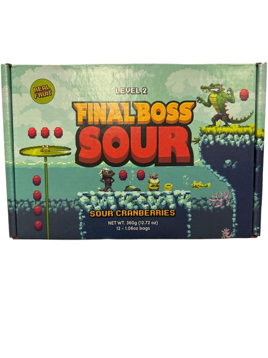 FINAL BOSS SOUR Level 2 Sour Cranberries Exclusive Challenge 360G - U.S Edition - www.Shopthatapp.com