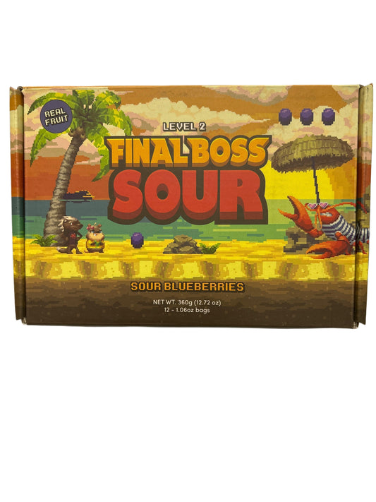 FINAL BOSS SOUR Level 2 Sour Blueberries Exclusive Challenge 360G - U.S Edition - www.Shopthatapp.com