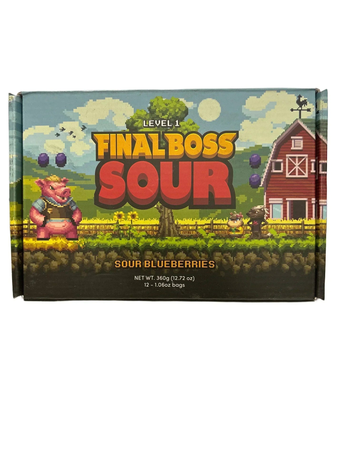 FINAL BOSS SOUR Level 1 Sour Blueberries Exclusive Challenge 360G - www.Shopthatapp.com