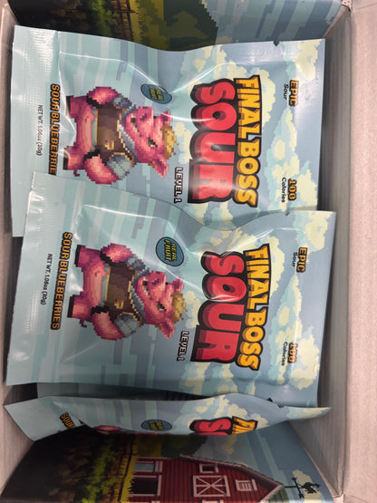 FINAL BOSS SOUR Level 1 Sour Blueberries Exclusive Challenge 360G - www.Shopthatapp.com