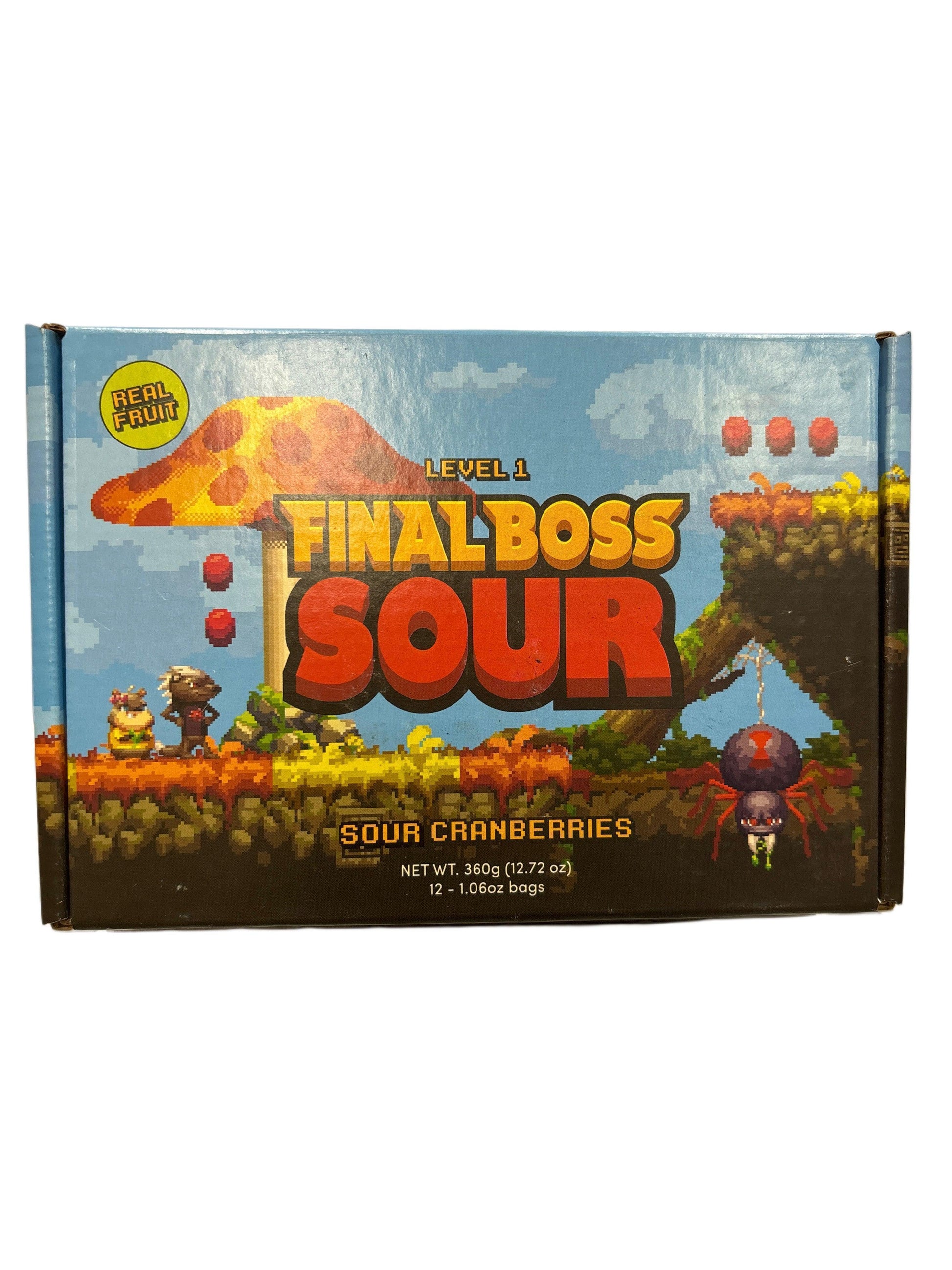 FINAL BOSS SOUR Level 1 Sour Cranberries Exclusive Challenge 360G - www.Shopthatapp.com