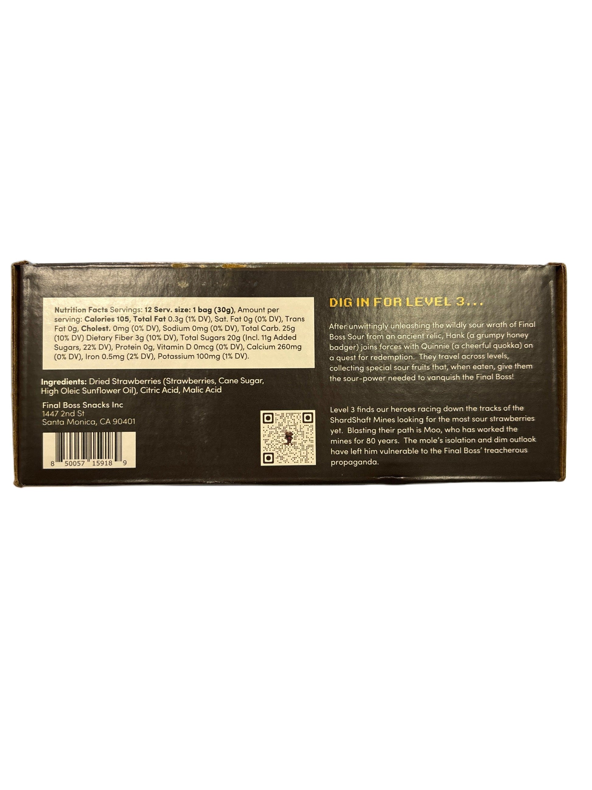 FINAL BOSS SOUR Level 3 Sour Strawberries Exclusive Challenge 360G - www.Shopthatapp.com