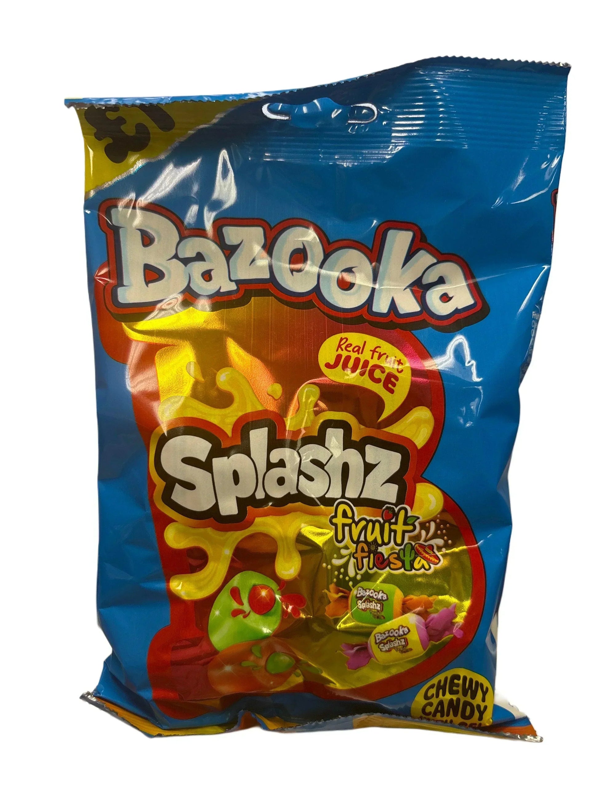 Bazooka Splashz Fruit Fiesta 120G - www.Shopthatapp.com